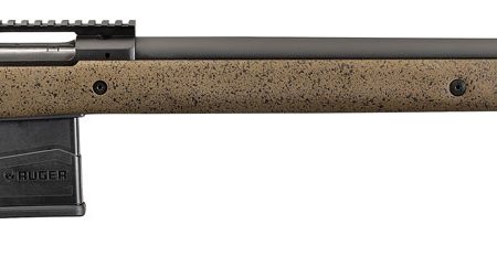 Ruger 57123 Hawkeye Long-Range Target Full Size 308 Win 10+1 26" Matte Black Steel Threaded Barrel, Picatinny Rail Steel Receiver, Black Speckled Brown Adj Comb & LOP Laminate Stock