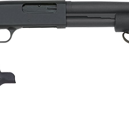 Mossberg 50691 590 Tactical 12 Gauge 6+1 3" 18.50" Cylinder Bore Barrel, Matte Blued Metal Finish, Dual Extractors, FLEX Component 6 Position Stock w/FLEX Pistol Grip & Recoil Pad