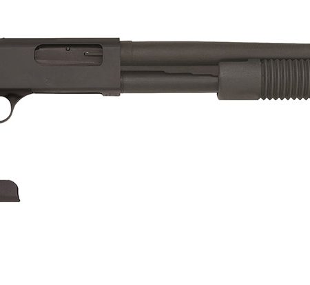 Mossberg 50695 590 Tactical 12 Gauge 8+1 3" 20" Cylinder Bore Barrel, Matte Blued Metal Finish, Dual Extractors, FLEX Component 6 Position Stock w/FLEX Pistol Grip & Recoil Pad