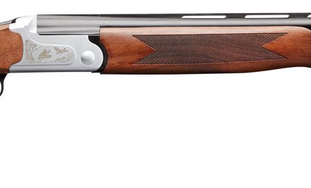 Charles Daly 930218 202  410 Gauge 2rd 3" 26" Blued Vent Rib Barrel, Silver Engraved Steel Receiver, Fixed Walnut Wood Stock