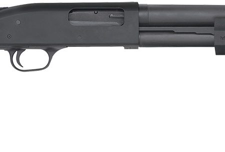 Mossberg 50766 590A1 Tactical 12 Gauge 3" 6+1 18.50" Cylinder Bore Barrel Black Parkerized Rec Black Synthetic Stock Right Hand Includes M-LOK Handguard
