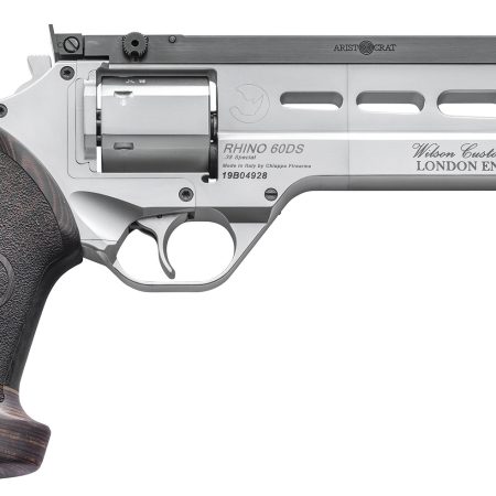 Chiappa Firearms 340302 Rhino Match Master 38 Special 6 Shot, 6" Gray PVD Steel Vent Rib Barrel & Cylinder, Gray PVD Aluminum Frame, Black Hogue Micarta Grip, Exposed Hammer