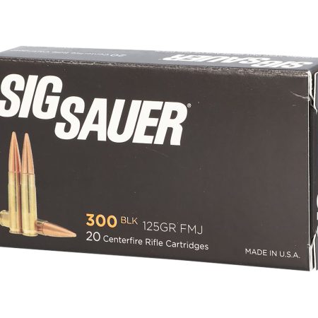 Sig Sauer E300B120 Elite Performance  300 Blackout 125 gr Full Metal Jacket 20 Per Box/ 25 Case