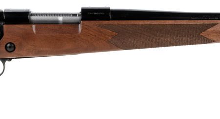 Winchester Repeating Arms 535203289 Model 70 Super Grade 6.5 Creedmoor Caliber with 4+1 Capacity, 22" Barrel, High Polished Blued Metal Finish & Satin Fancy Walnut Stock Right Hand (Full Size)