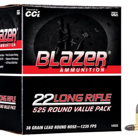 CCI 10022 Blazer Rimfire 22LR 38gr Lead Round Nose 525 Per Box/10 Case