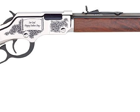 Henry H004SFD Golden Boy Fathers Day Full Size 22 Long/22 LR/22 Short, 16 LR/21 Short, 20" Blued Octagon Barrel Nickel-Plated Steel Receiver American Walnut Right Hand
