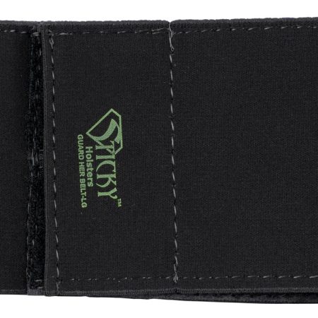 Sticky Holsters GHBTLG Guard Her  Garter Size Large Black Elastic