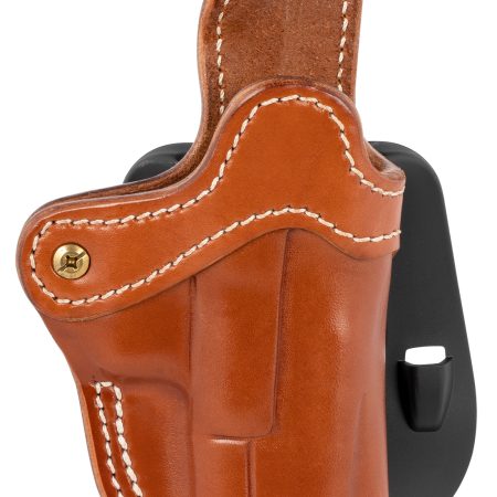 1791 Gunleather ORPDH21CBRR BH2.1 Optic Ready OWB Size 2.1 Classic Brown Leather Paddle Compatible w/Glock 17/S&W M&P Shield/Springfield XD Right Hand