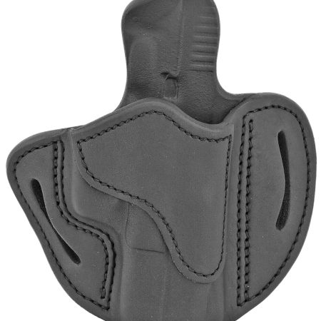 1791 Gunleather ORBH21SBLR BH2.1 Optic Ready OWB Size 2.1 Stealth Black Leather Belt Slide Compatible w/Glock 17/S&W M&P Shield/Springfield XD Right Hand