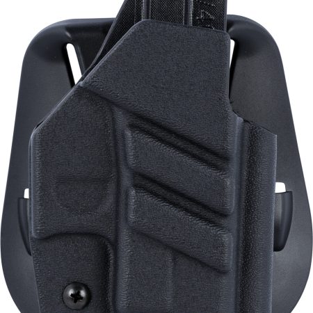1791 Gunleather TACPDHOWBGLOCKBLKR Tactical Kydex  OWB Black Kydex Paddle Compatible w/Glock Right Hand