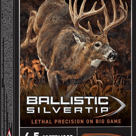 Winchester Ammo SBST65CM Ballistic Silvertip  6.5Creedmoor 140gr Rapid Controlled Expansion Polymer Tip 20 Per Box/10 Case