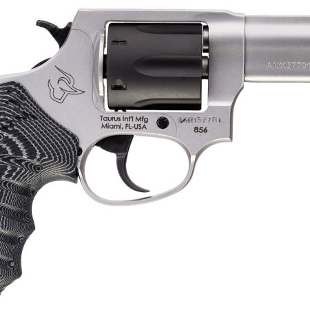 Taurus 2-85635NSVZ 856 Defender 38 Special +P 6rd 3" Matte Black Cylinder Matte Stainless Steel Frame & Barrel Black & Gray VZ Grip