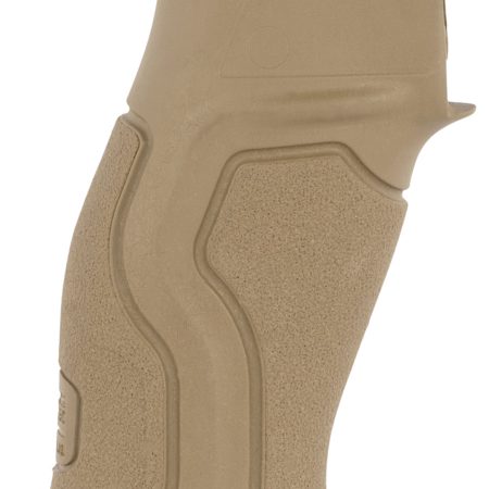 FAB Defense FXGRADUSFBVT Gradus Ergonomic Beavertail Pistol Grip for AR-15/ AR-10/ M16/ M4 Rubberized Flat Dark Earth Overmold Polymer Core