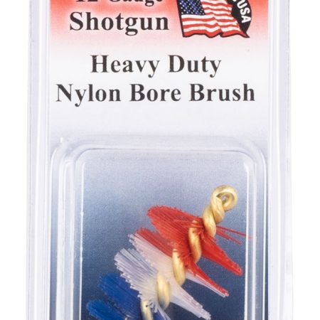 Pro-Shot PS12 Patriot Series Bore Brush 12 Gauge Shotgun #5/16-27 Thread Nylon Bristles Brass Core