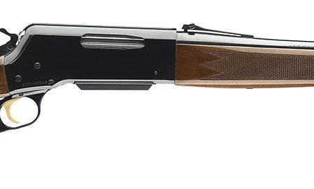 Browning 034009182 BLR Lightweight 6.5 Creedmoor 4+1 20" Polished Blued Barrel, Polished Black Alloy Receiver, Grade 1 Gloss Black Walnut Pistol Grip Stock, Optics Ready