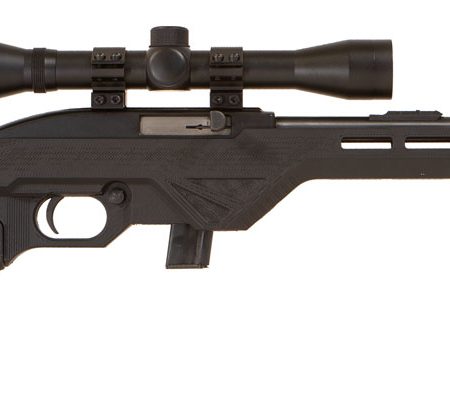 Citadel CIT22LRBMM Trakr  Full Size 22 LR 10+1 18" Blued Steel Barrel, Black Steel Receiver, Black Synthetic Stock, Nikko Stirling Mountmaster