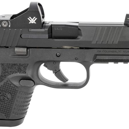 FN 66100803 509CT w/Optic 9mm Luger 10+1 4.32" Black Steel Threaded Barrel, Black PVD Optic Cut/Serrated Steel Slide & Polymer Frame w/Picatinny Rail, Vortex Viper Red Dot, Ambidextrous