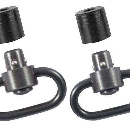 Outdoor Connection PBS19122 Push Button Swivel Set  1.25" Black Steel