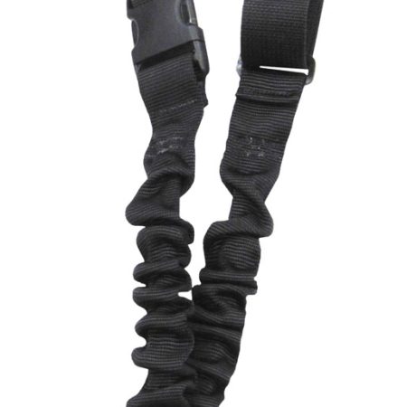 Tacshield T6010BK Shock Sling Black Webbing Single-Point Rifle/Shotgun