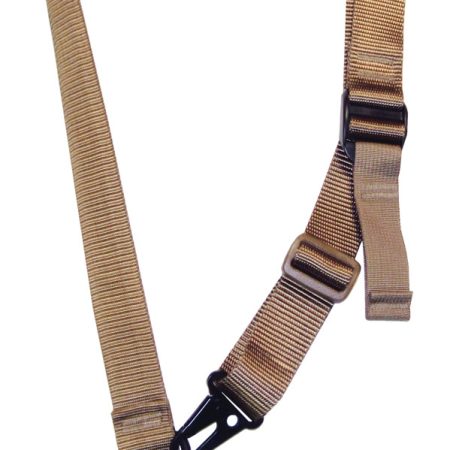 Tacshield T6030CY Warrior 2-in-1 Sling Coyote Tan Webbing Padded Fast Adjust Rifle/Shotgun