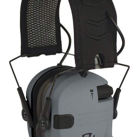 Walker's GWPXDRSEMG Razor X-TRM Digital Electronic Muff 21 dB Over the Head Gray/Black Polymer