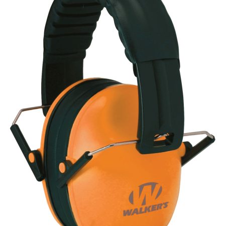 Walker's GWPFKDMOR Baby & Kids Passive Muff 23 dB Over the Head Orange Polymer