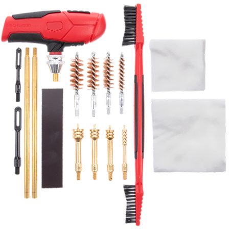 Birchwood Casey HNDGCLNK Handgun Cleaning Kit 16 Pieces Black/Red