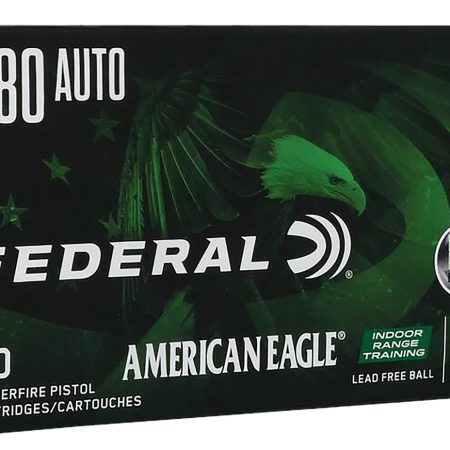 Federal AE380LF1 American Eagle Indoor Range Training 380ACP 70gr Lead Free IRT 50 Per Box/10 Case
