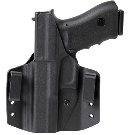 Uncle Mike's 54CCW84BGL CCW Holster OWB Black Boltaron Belt Slide Fits SCCY Fits 9" Barrel Left Hand