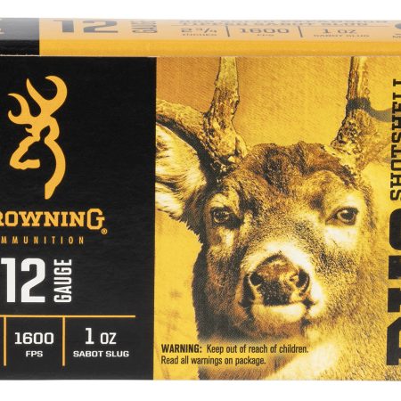 Browning Ammo B193111221 BXS Shotshell Deer 12Gauge 2.75" 1oz Sabot Slug Shot 5 Per Box/20 Case