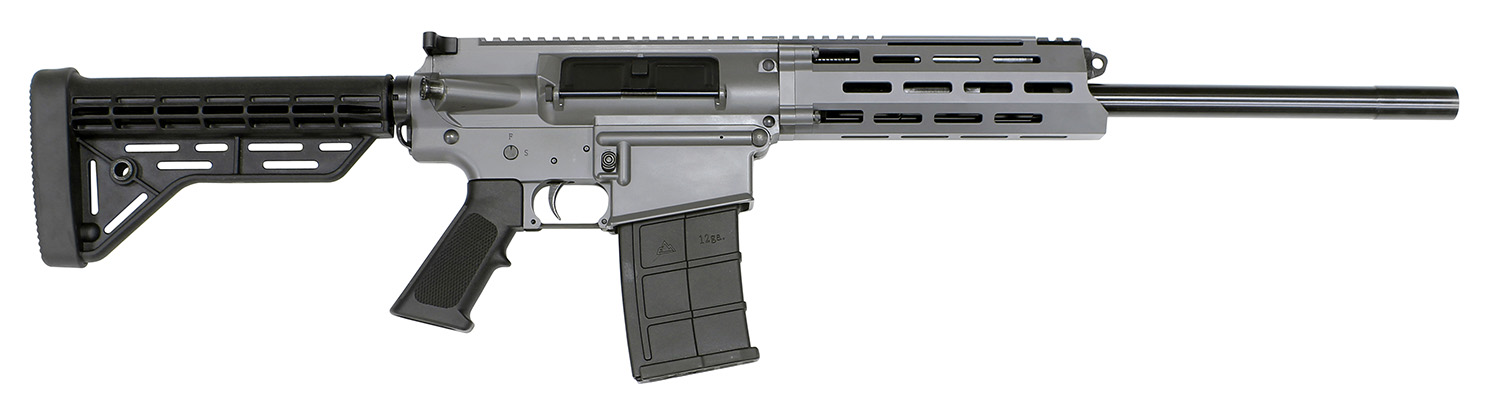 JTS Shotgun M12AR-GREY M12AR 12 Gauge 3" 18.70" 5+1 Gray Rec Black Synthetic Stock & Polymer Grip