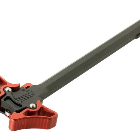TIMBER CREEK OUTDOOR INC EMAMBICHR Enforcer Mini Ambidextrous Charging Handle AR-Platform Red Anodized Aluminum