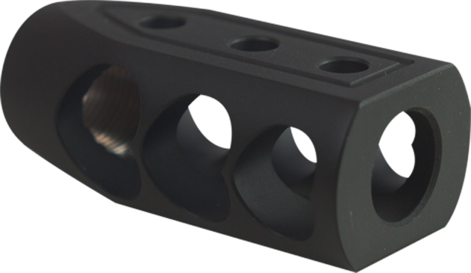 Timber Creek Outdoors 50BEOHBBLC Muzzle Brake Black Cerakote with 49/64-20 tpi Threads for 50 Beowulf AR-Platform