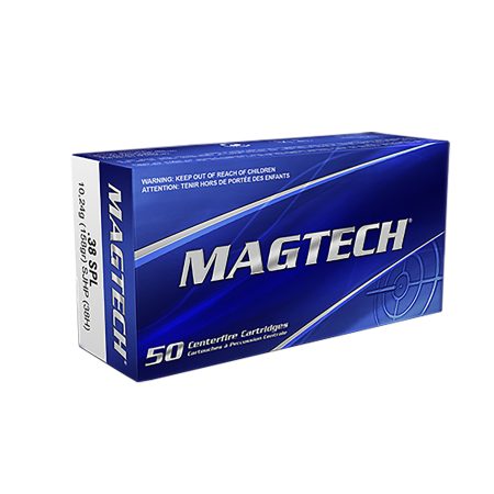 Magtech 38H Range/Training  38Special+P 158gr Semi Jacketed Hollow Point 50 Per Box/20 Case