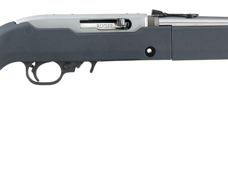 Ruger 31152 10/22 Takedown 22 LR 10+1 16.40" Barrel, Satin Stainless Steel, Magpul X-22 Backpacker Stealth Gray Stock, Cross-Bolt Manual Safety, Includes 4 BX-1 Magazines