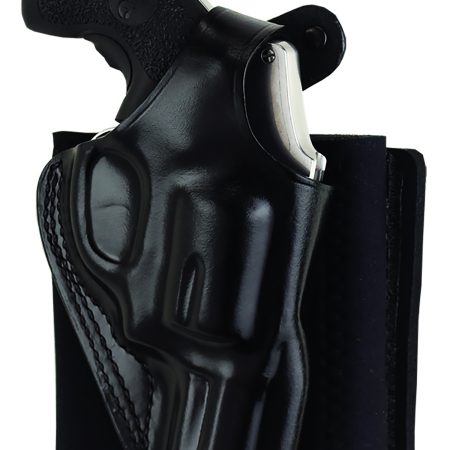 Galco AG870RB Ankle Glove  Size Fits Ankles up to 13" Black Leather Hook & Loop Fits Sig P365 Fits Sig P365XL Right Hand