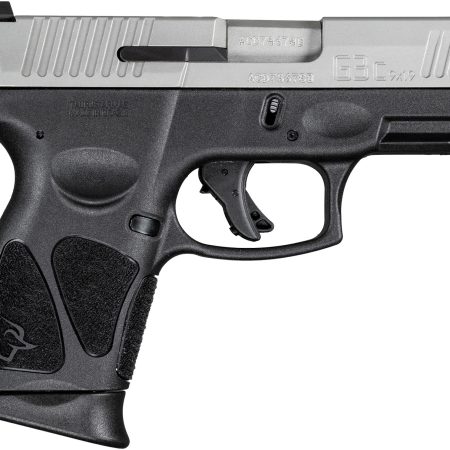 Taurus 1G3C9392X10 G3C  Compact Frame 9mm Luger 10+1 3.26" Matte Stainless Steel Barrel, Matte Serrated Stainless Steel Slide, Black Polymer Frame w/Picatinny Rail, Black Polymer Grip, Right Hand