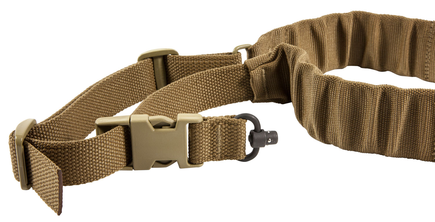 Blue Force Gear UDC200BGPBCB UDC Sling Coyote Tan Cordura Padded Bungee Single-Point AR Platform