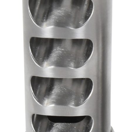 American Precision Arms G2F5838S Gen 2 Fat Bastard Self Timing Brake Stainless Steel with 5/8"-24 tpi Threads, 3.30" OAL & 1.115" Diameter for 338 Cal Rifle