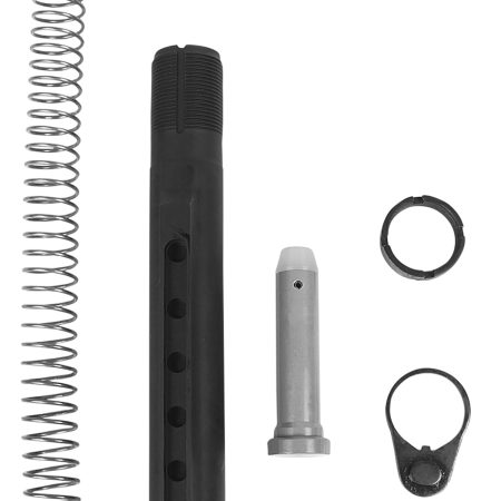 LBE Unlimited CBUFKIT Commercial Buffer Tube Kit  6 Position AR-15 Black