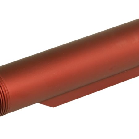 LBE Unlimited MBUF002RED Mil-Spec Buffer Tube  6 Position AR-15 Red