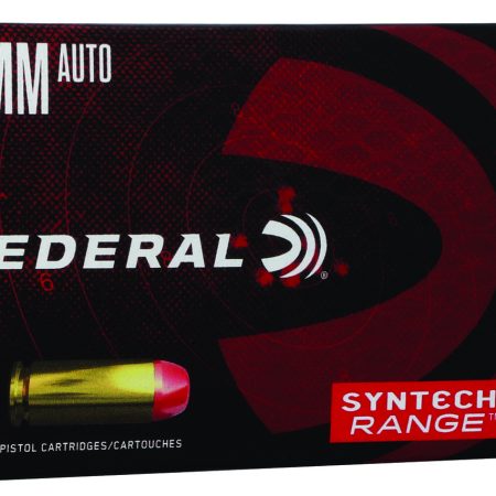 Federal AE10SJ1 Syntech Range 10mmAuto 205gr Total Syntech Jacket Flat Nose 50 Per Box/10 Case
