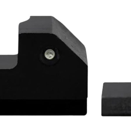 XS Sights CKR002P6N R3D Night Sights- Canik  Black | Green Tritium Orange  Outline Front Sight Green Tritium  Rear Sight