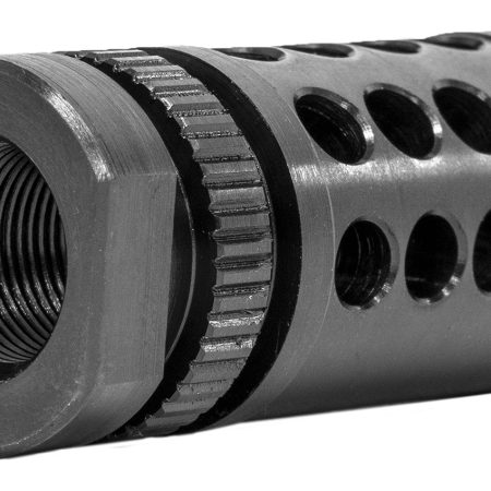 GrovTec US Inc GTHM317 G-Nite Flash Suppressor Black Nitride Steel with 1/2"-28 tpi Threads for 223 Cal