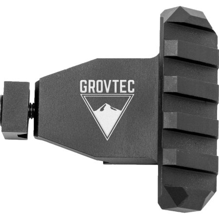 GrovTec US Inc GTSW321 Picatinny Rail  Angled Black Anodized Aluminum