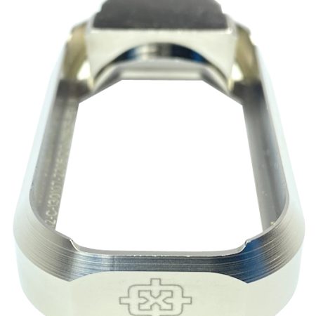 Cross Armory CRGFMWSV Flared Magwell  Compatible w/Glock Gen1-3 Silver Anodized Aluminum