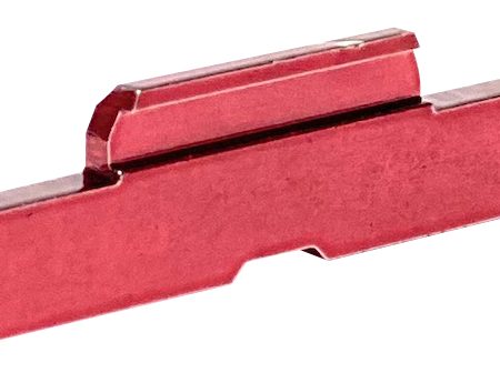 Cross Armory CRG5SLRD Slide Lock  Extended Compatible w/Glock Gen1-5/P80 Red Steel