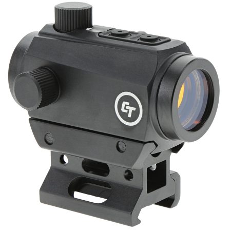 Crimson Trace 0102030 CTS-25  Matte Black 1x20mm 4 MOA Red Dot Reticle, Picatinny Rail Mount