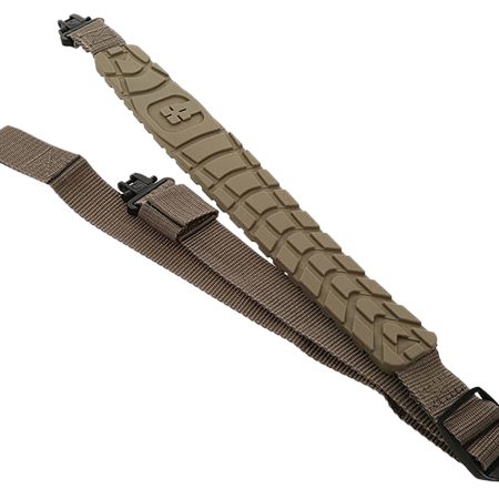 Caldwell 1131996 Max Grip Slim Sling Flat Dark Earth 20"- 41" OAL Adjustable Rifle