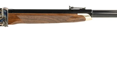 Davide Pedersoli 010S74947G 1877 Sharps Long Range 45-70 Gov 1rd 30" Barrel, Black Metal Finish, Walnut Pistol Grip Stock, Blade Front/Rear Sights, Double Set Trigger